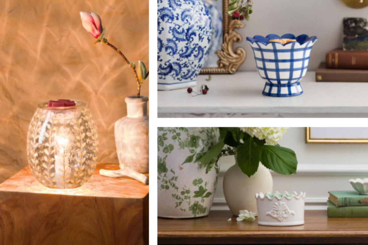 Auswahl an Scentsy Duftlampen im Shop
