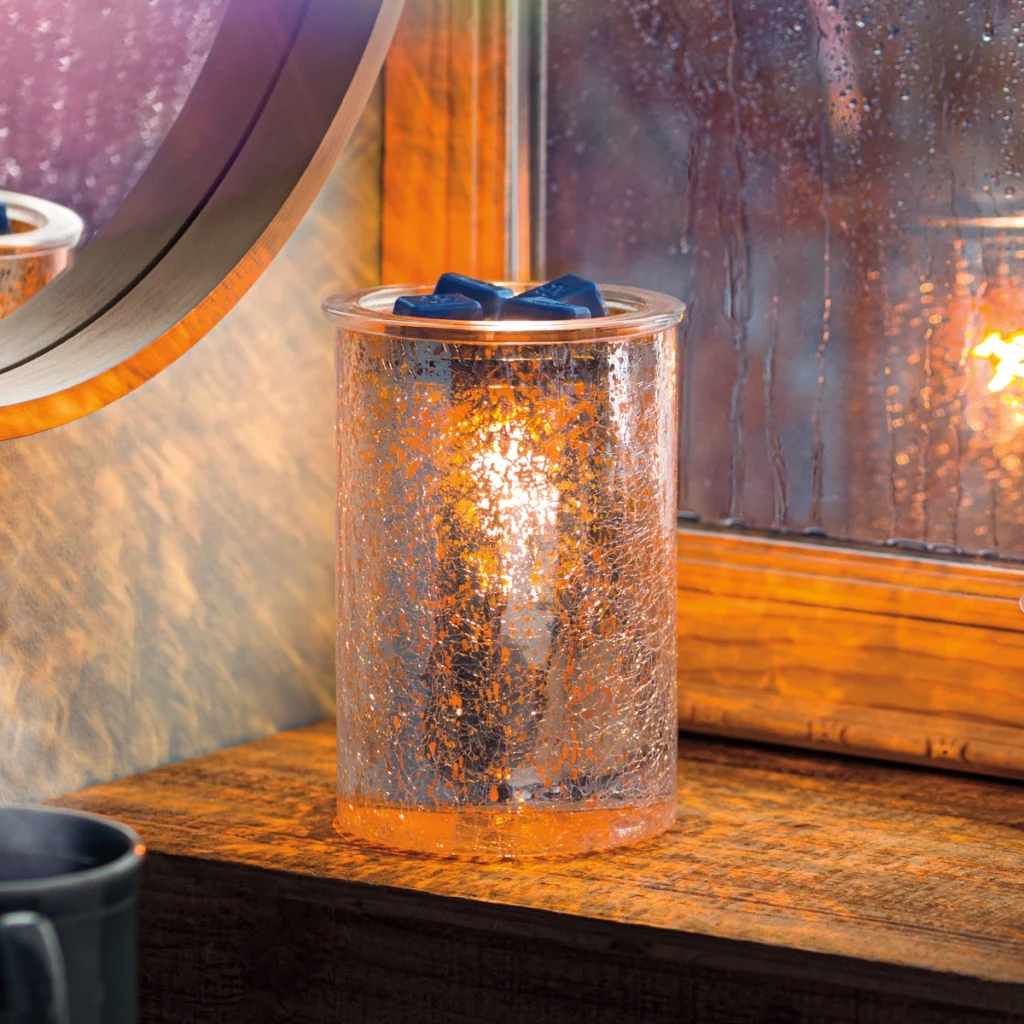 Scentsy Duftlampe mit Duftwachs in der Schale